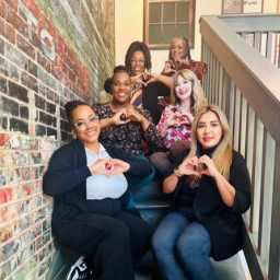 Intend Indiana Women posing for a picture for International Women's Day.