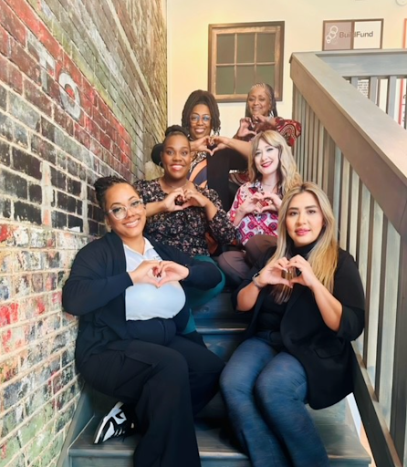 Intend Indiana Women posing for a picture for International Women's Day.