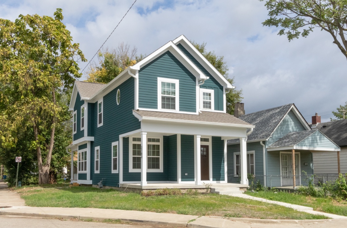 2 story home completed by Intend Indiana