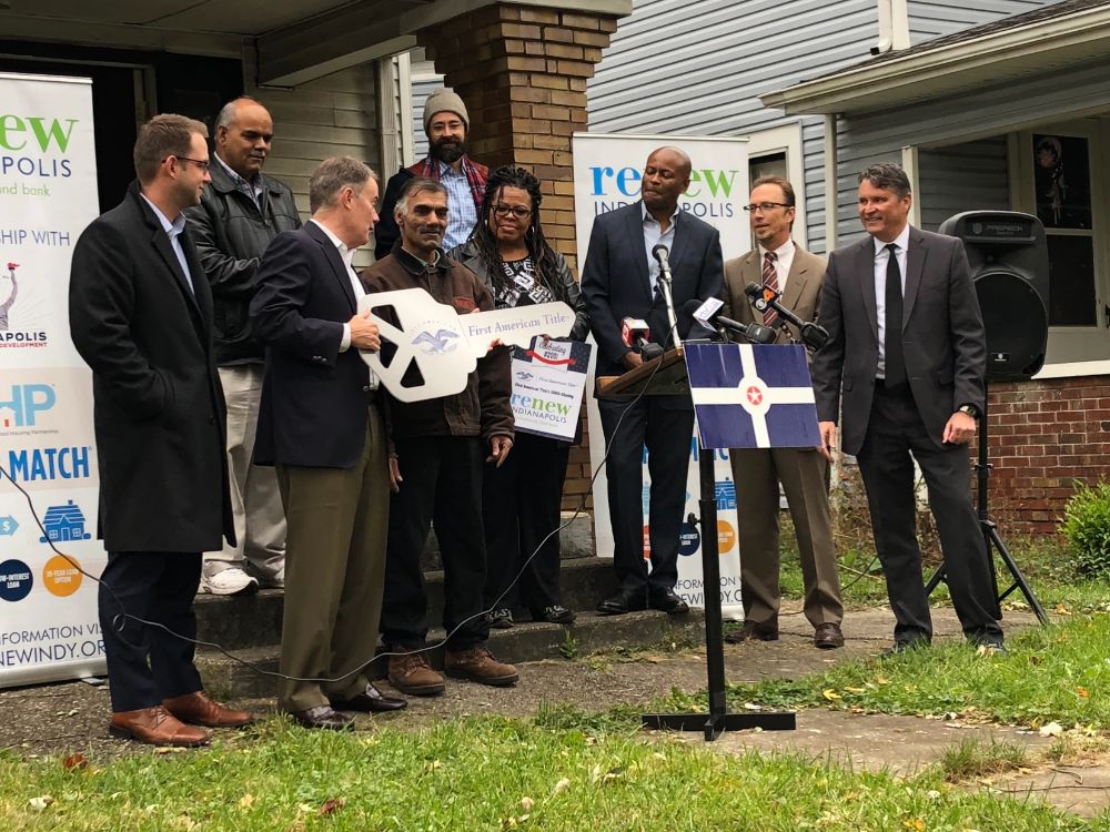 Renew Indianapolis Key Ceremony